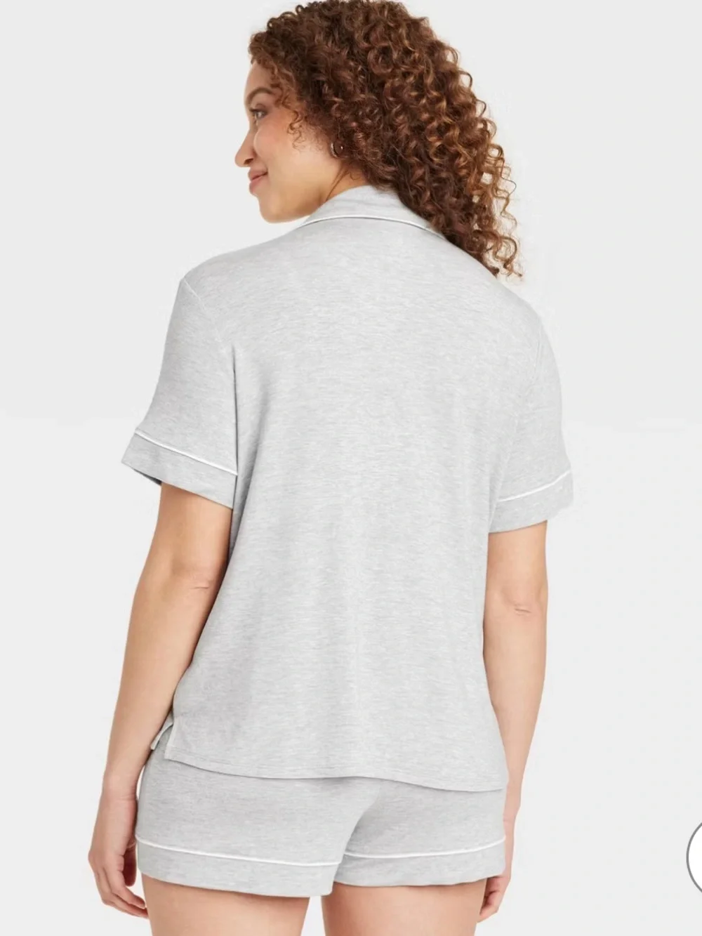 Target Short-Sleeve Gray Pajama Set - Picture 2 of 6